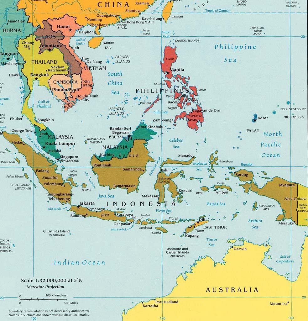 SOUTHEAST ASIA MAP Timor-Leste was formally
