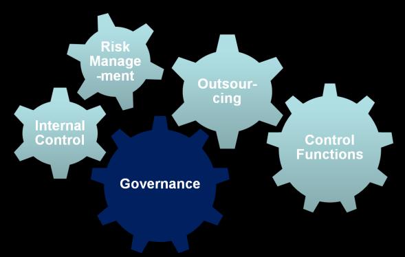 Governance Objective Adopt and implement a governance framework prudent management and oversight of