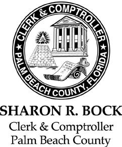 February 11, 2011 The Honorable Sharon R. Bock, Esq. Clerk & Comptroller Palm Beach County On behalf of the, I am pleased to present our 2009-.