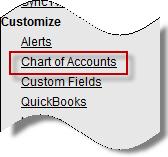 Bank accounts can be viewed, created and edited under Chart of Accounts To navigate to your Chart of Accounts click