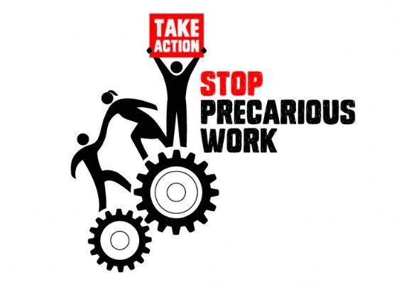 Precarious Work Situation precarious work in Oil and gas Percentage of precarious workers in the sector Kind of precarious work High level Around 60% Iraq not in Public sector Yemen 5% Irregular