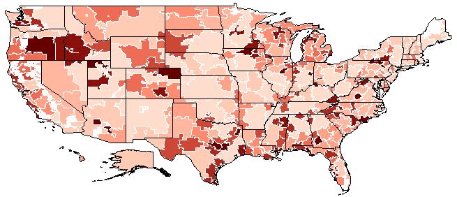 Concentration of Hospitals at the