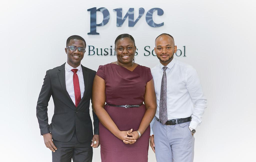 Business School PwC Ghana Business School The PwC Business School is a non-traditional learning institution which focuses on delivering relevant learning and development solutions based on our deep