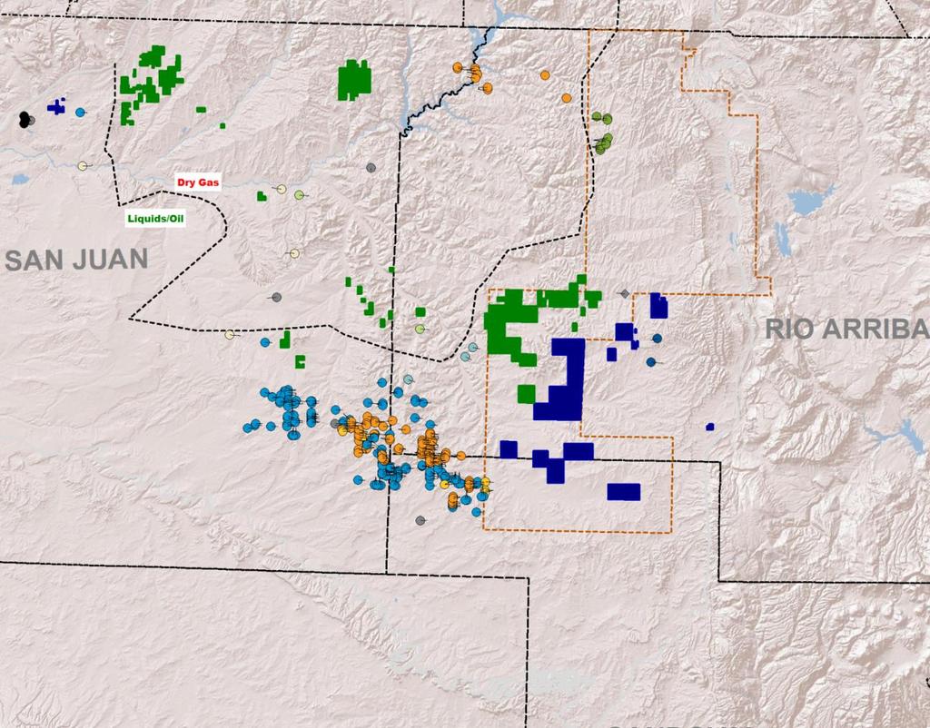 San Juan Basin Mancos Shale EVEP Acreage EnerVest Acreage Encana Wells WPX Wells Jicarilla Apache Nation Over 20,000 EVEP net acres may be prospective for Mancos/Gallup Shale