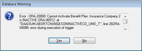 c. Click the Insurance tab. d. Click the Link to Insurance Benefit Plan button. e. Enter the Group Number in the Criteria field and then click on the tab header, Group. f. Highlight the benefit plan line item and double click to select.