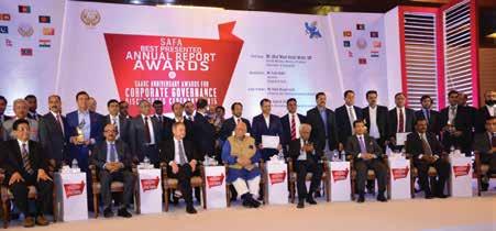 SAFA Awards Financial Outfits in SAARC Countries for Best Presented Annual Reports and SAARC Anniversary Awards for Corporate Governance Disclosure 2015 South Asian Federation of Accountants (SAFA)