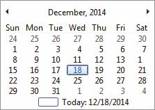 To specify each date, click the associated icon, then select a date from the pop-up