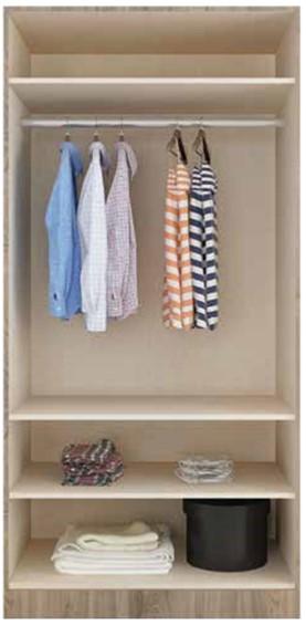 Two Door Wardrobe with Shelf s MRP: Rs.34,000/- Offer Price: Rs.