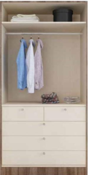Two Door Wardrobe Three Drawer MRP: Rs.46,250/- Offer Price: Rs.