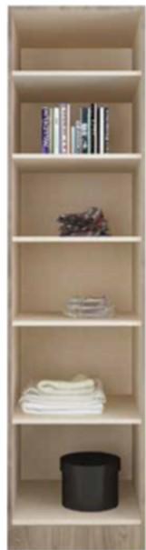 Single Door Wardrobe with Shelf's MRP: Rs.18,900/- Offer Price: Rs.