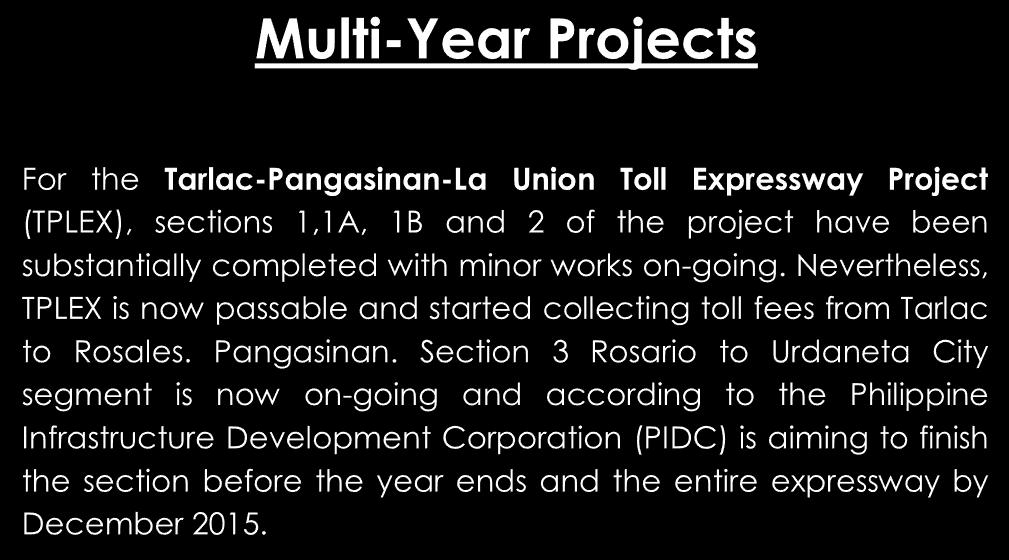 The number of projects monitored for the first quarter increased by 4 based from the CY 2014 Project Monitoring Plan.