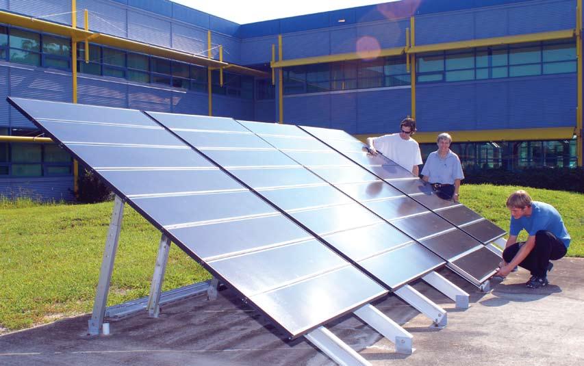 Burnett Honors College at UCF Solar Panels. The Florida Solar Energy Center s SunSmart Schools program involves the selection of 25 schools to receive solar panel demonstration or shelter units. 6.