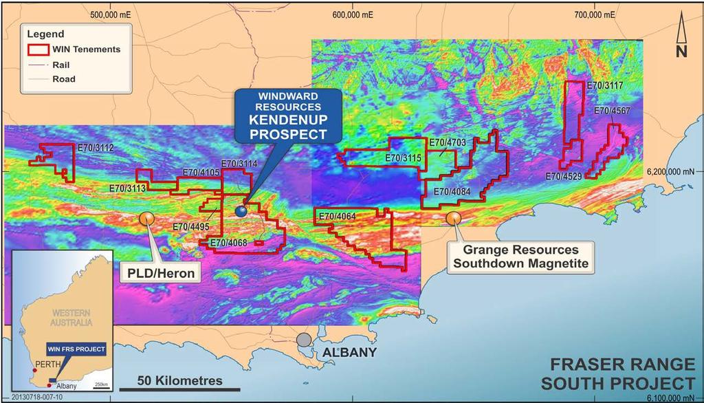 Work Programme Fraser Range South Follow-up sampling of base metals and gold anomalies identified from