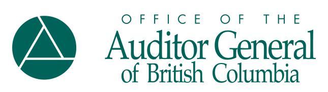 INDEPENDENT AUDITOR'S REPORT To the Minister of Small Business, Red Tape Reduction and Responsible for the Liquor Distribution Branch, Province of British Columbia I have audited the accompanying