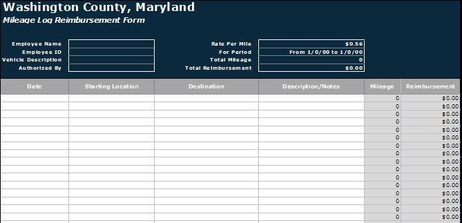 Washington County, Maryland Entertainment and Business Meal Report Attach this report to the Business Expense Form General Information Employee Name Department Number Date or Statement Period