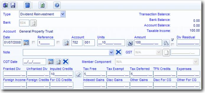 Transaction Type Payments Transactions recorded through Cash Payments will post an automatic corresponding entry to the Cash at Bank account.