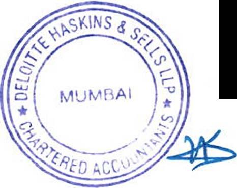Deloitte Haskins & Sells LLP Chartered Accountants lndiabulls Finance Centre Tower 3, 27th - 32nd Floor Senapati Bapat Marg Elphinstone Road (West) Mumbai -400 013 Maharashtra, India Tel: +91 (022)