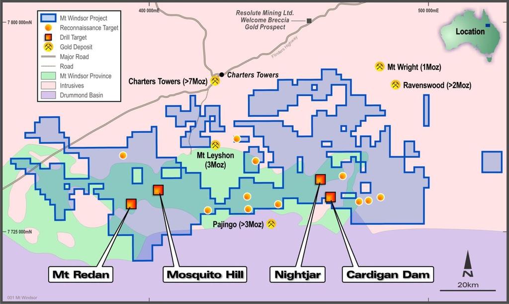 Ramelius Resources will recommence drilling at Mt Windsor in early May 2012 with the