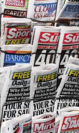 newspapers read by the people who complained to us regional and free papers (including Metro) 29% Daily Mail / Mail on Sunday 20% Sun 13% Mirror 9% Times / Sunday Times 6% Telegraph / Sunday