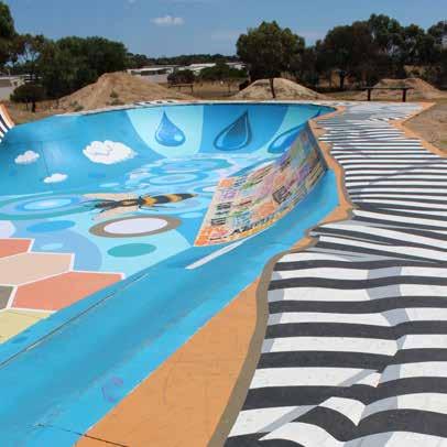 Beautification of the Goolwa Skate Park with street art, following the attainment of a grant through the SA Attorney General s Department Crime Prevention and Community Safety Scheme.