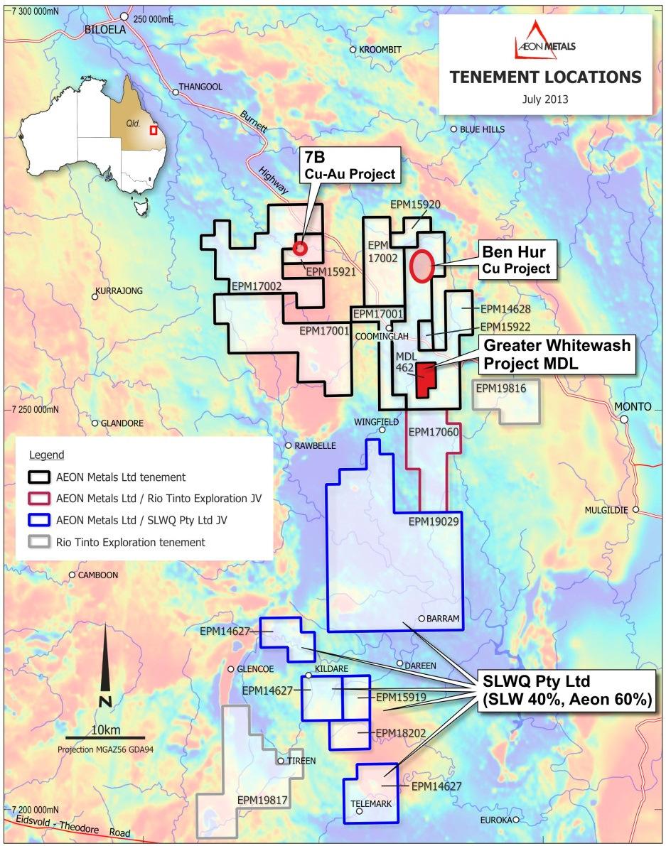 Executive Summary The Company is focused on continuing to grow its 3 core advanced exploration assets, which consist of the following: 2 large porphyry projects: o Greater Whitewash Copper/Molybdenum