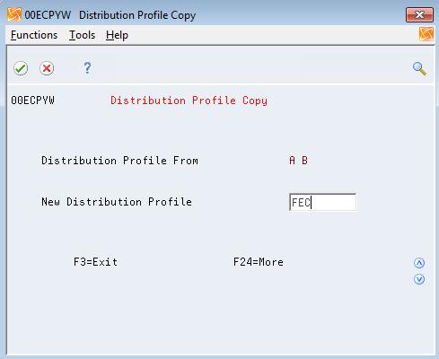 Set Up Distribution Lists and Templates Figure 15 3 Email/URL Revision screen 15.2.2 Create Distribution Profile To create the distribution profile: 1.