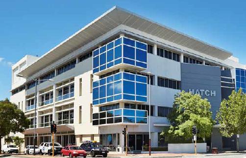 PROPERTY DETAILS: HATCH BUILDING, PERTH, WA Multi-level, A-Grade Perth city fringe office building with a net lettable area of 11,042 sqm and 240 carparks Warehouse which allows for secure drop off