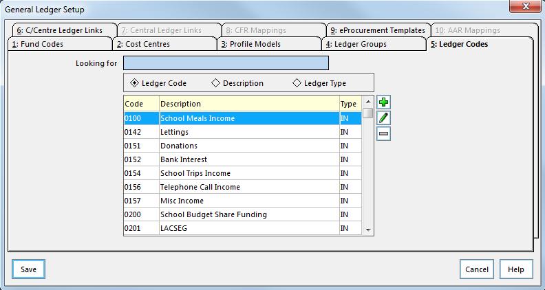 To delete a Cost Centre 1. Select Tools General Ledger Setup Tab 2: Cost Centres 2. Highlight the Cost Centre to be deleted.