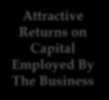 Attractive Returns on Capital Employed By The Business Further, we are focused on businesses that we can acquire