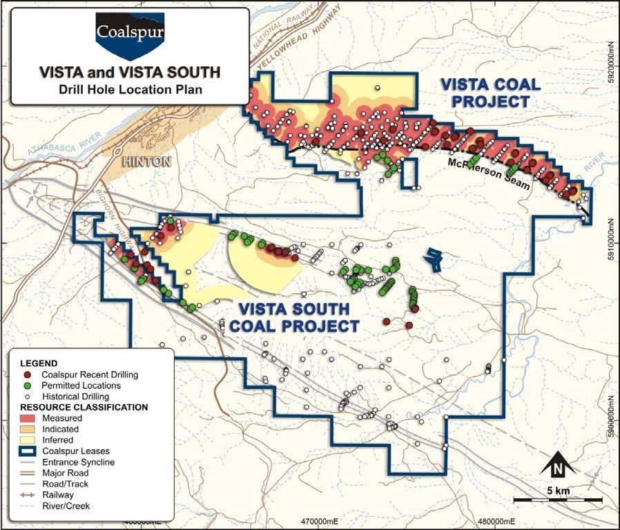 VISTA & VISTA SOUTH COAL PROJECTS Vista Coal Project Flagship Project of the group and the focus of the upcoming feasibility