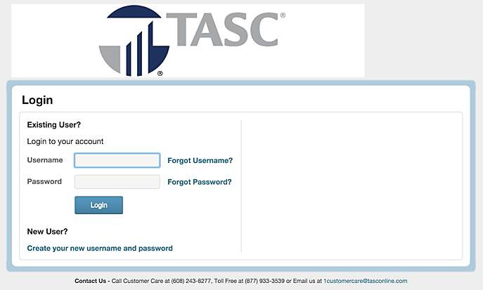 TASC Online Account Website: https://partners.tascocnline.com/etfemployee View account balance and details. View claims history. Manage Beneficiaries. Request Distributions. Manage Investments.