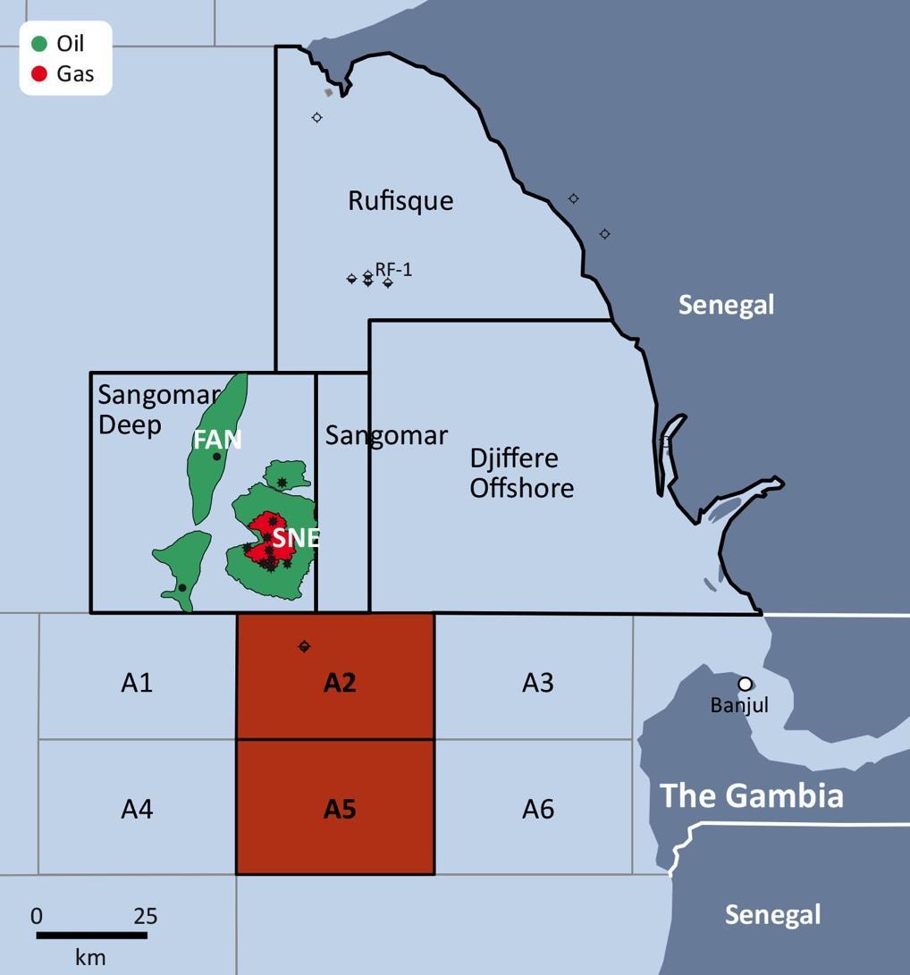 Samo-1 exploration well BLOCK A2 & A5 FAR 80% interest and Operator Erin Energy 20% partner PETRONAS is the National Oil Company (NOC) of Malaysia