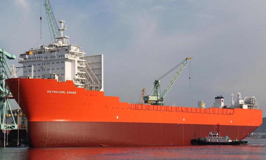 Petrojarl Knarr FPSO Update Hull launched in
