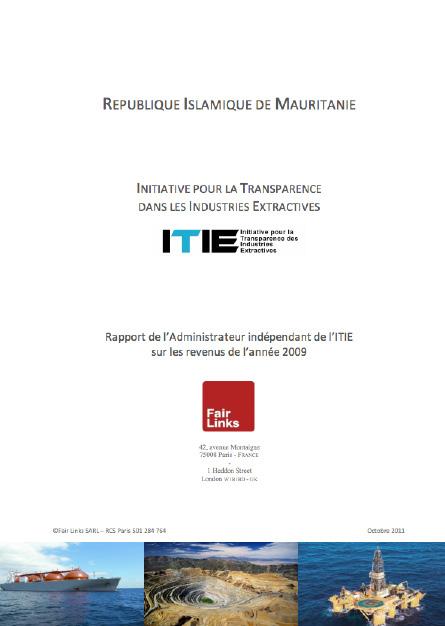 Mauritania Candidate since: 15 February 2012 (suspended) 2009 US $191 160 000 3 541 000 US $54 In 2009, Mauritania s extractive industries accounted for 80% of total export earnings and around 37% of
