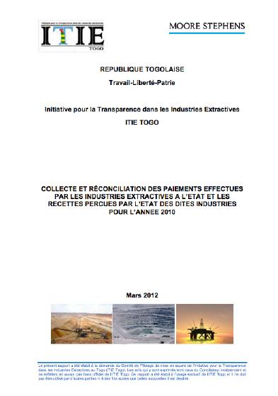 Togo s EITI Report includes