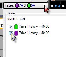 Click the Create New Rule link opening the Add Rule window. 4. Change Moving Up to Greater Than Value. 5.