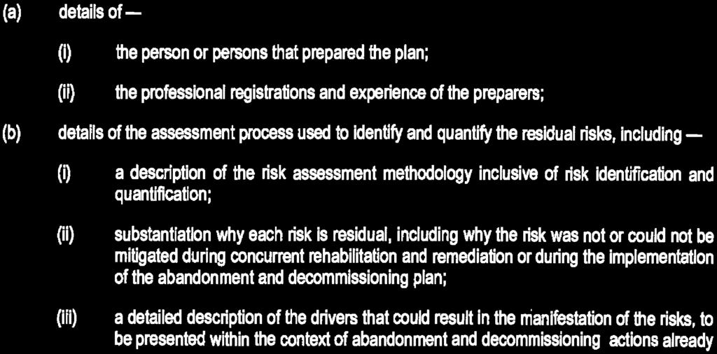 66 No. 41236 GOVERNMENT GAZETTE, 10 NOVEMBER 2017 APPENDIX 10 MINIMUM CONTENT OF AN ENVIRONMENTAL RISK ASSESSMENT REPORT FOR OFFSHORE OIL AND GAS EXPLORATION OR PRODUCTION 1.
