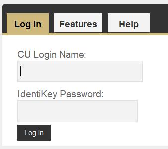 Step 1: Students log in to MyCUInfo.