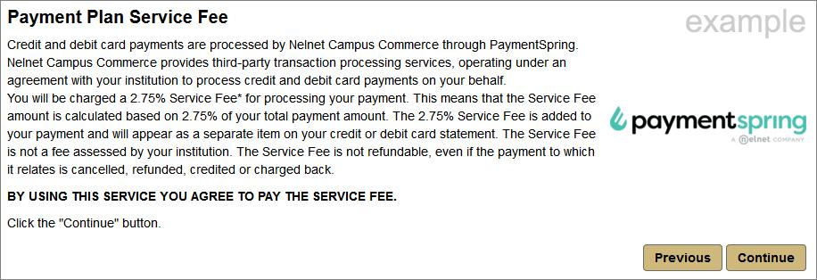 Step 6: If you selected echeck as your payment method, skip this step.