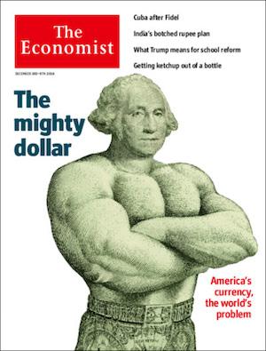 Source: The Economist In WATMTU December 4, 2016, we showed the preceding cover of the December 3, 2016, issue of The Economist entitled, The mighty dollar and posed the question: Should contrarians