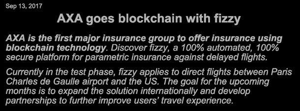 Sample Public Blockchain Efforts in Insurance and Reinsurance Aug 29, 2017 Brokers Beware: B3i Reveals Codex 1 Blockchain Prototype B3i has revealed new details about its
