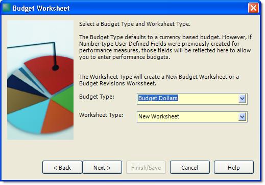 Answer You can use the budget worksheet wizard to create a duplicate budget as what is already posted in the system but with the amounts spread out on a monthly basis.