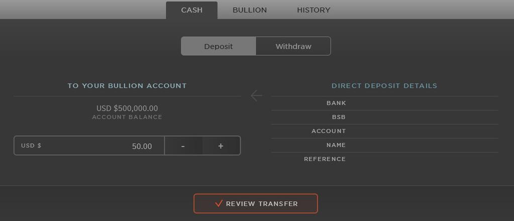 Credit Your Account - Cash To start trading on MetalDesk, you need to