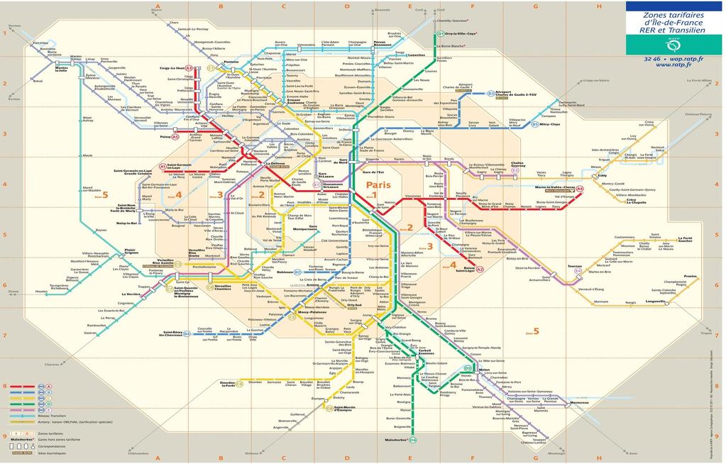 MRTS: Critical role in city + regional transport: Paris
