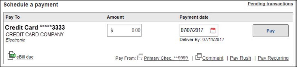 Edit a Payee This action allows a subscriber to change the payee account information or delete the