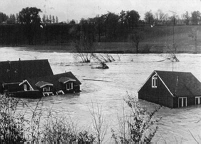 Origins of Ontario s Floodplain Management Severe damage and loss of life caused by Hurricane Hazel (1954) provided main impetus for Ontario s floodplain management efforts Origins