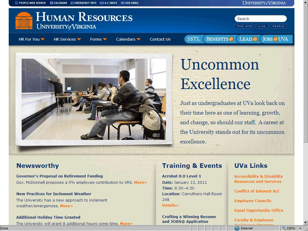 1. Begin from the Human Resources