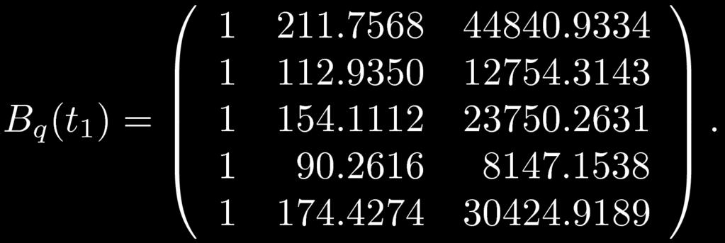 Now, the coefficients, and can be obtained by which leads to = - 651.7604 = 9.