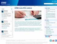 KPMG in India s IFRS institute - Re-launched KPMG in India is pleased to re-launch its IFRS institute - a web-based platform, which seeks to act as a wide-ranging site for information and updates on