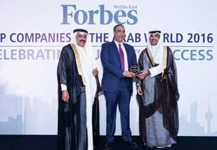 UNB was recognized at the Forbes Middles East event for being amongst the Top